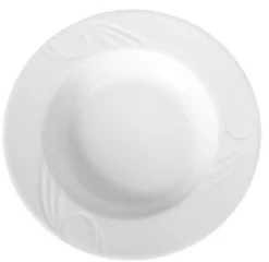 Assiette creuse Porcelaine blanche Décorée Ø300 mm Lot de 6 - Hendi