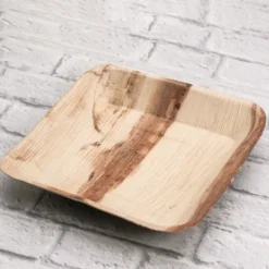 Assiette en Feuille de Palmier 23x22 cm - SDG Lot de 100