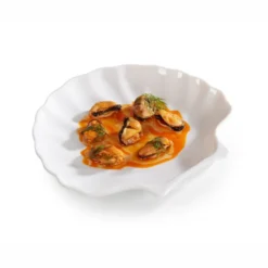 Assiette Mélamine Coquille Saint-Jacques 25 x 23,5 cm - Pujadas