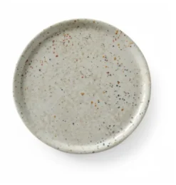 Assiette à Pizza Drops Collection Gris 330 mm - Lot de 6 - Hendi