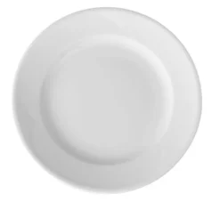 Assiette plate porcelaine blanc classique Ø 280 mm - Lot de 6 - Hendi