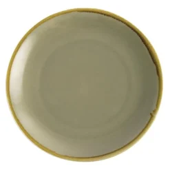 Assiette Plate Ronde Couleur Mousse Kiln 280 mm - Lot de 4 - Olympia