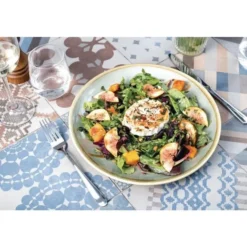 Assiette Plate Ronde Couleur Mousse Kiln 280 mm - Lot de 4 - Olympia