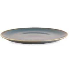Assiette Plate Ronde Couleur Océan Kiln 280 mm - Lot de 4 - Olympia