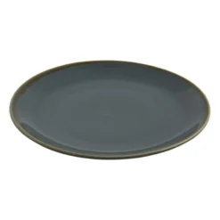 Assiette Plate Ronde Couleur Océan Kiln 280 mm - Lot de 4 - Olympia
