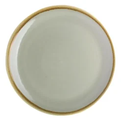 Assiette Plate Ronde Couleur Mousse 230 mm - Lot de 6