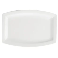 Assiette Rectangulaire Whiteware 320 mm - Lot de 6 - Olympia