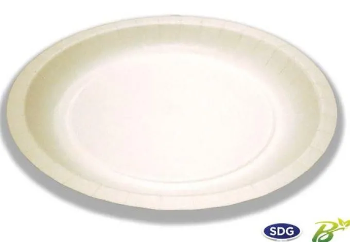 Assiette Ronde Carton 23 cm - SDG - Lot de 500