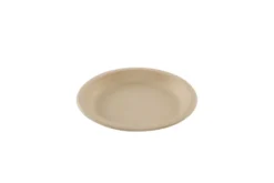 Assiette ronde crème en canne à sucre Ø 17 cm - 800 unités - Betik