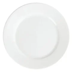 Assiettes à Bord Large Blanches 202(Ø)mm Lot de 12 Olympia