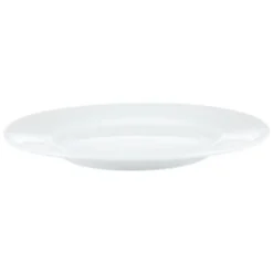Assiettes à Bord Large Blanches 202(Ø)mm Lot de 12 Olympia
