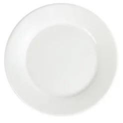 Assiettes à Bord Large Blanches 230(Ø)mm Lot de 12 Olympia
