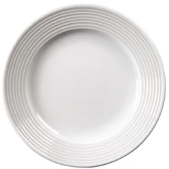 Assiettes à Bord Large Linear 150(Ø)mm Lot de 12 Olympia