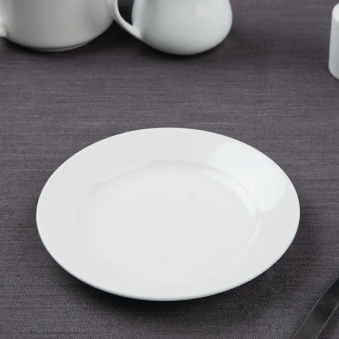 Assiettes à Bord Large 165(Ø)mm Athena Hotelware - Lot de 12