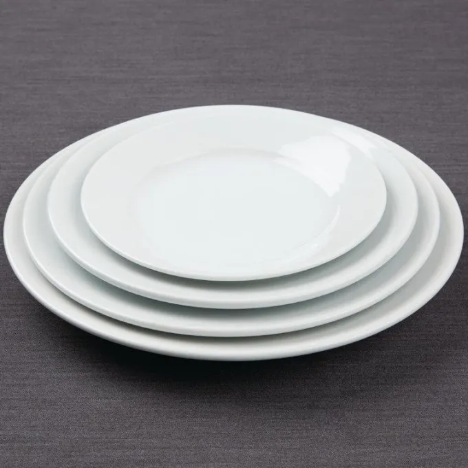 Assiettes à Bord Large 165(Ø)mm Athena Hotelware - Lot de 12