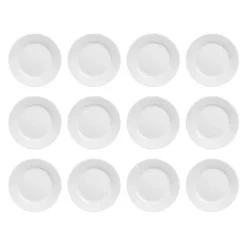 Assiettes à Bord Large 228(Ø)mm Athena Hotelware - Lot de 12