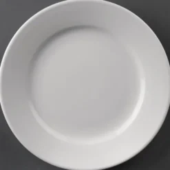 Assiettes à Bord Large 202(Ø)mm Athena Hotelware - Lot de12