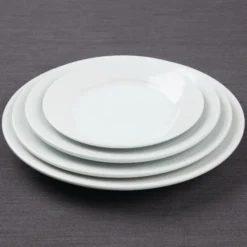 Assiettes à Bord Large 254(Ø)mm Lot de 12 Olympia