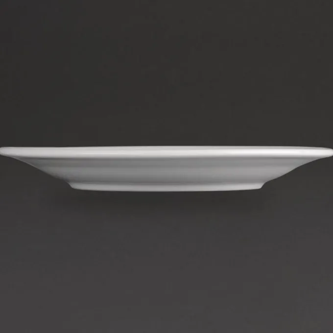 Assiettes à Bord Large 254(Ø)mm Lot de 12 Olympia