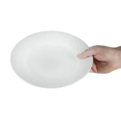 Assiettes à Bord Large 254(Ø)mm Lot de 12 Olympia