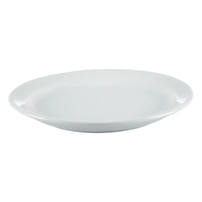 Assiettes à Bord Étroit Blanches 180(Ø)mm Lot de 12 Olympia