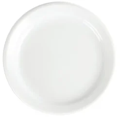 Assiettes à Bord Étroit Blanches 180(Ø)mm Lot de 12 Olympia