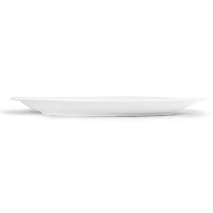 Assiettes à Bord Étroit Blanches 280 mm - Lot de 6 - Olympia