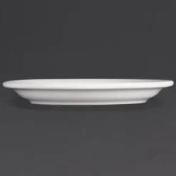 Assiettes à Bord Étroit Blanches 230(Ø)mm Lot de 12 Olympia