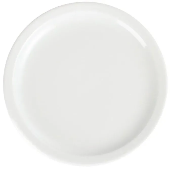 Assiettes à Bord Étroit Blanches 230(Ø)mm Lot de 12 Olympia