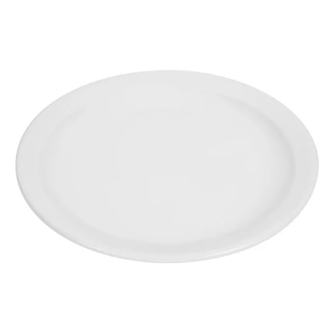 Assiettes à Bord Étroit Blanches 250(Ø)mm Lot de 12 Olympia