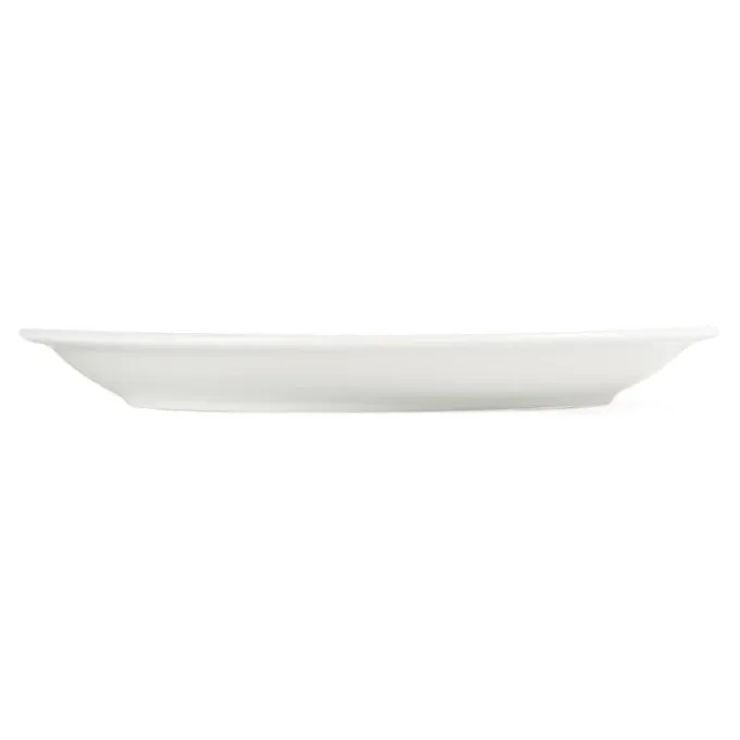 Assiettes à Bord Étroit Blanches 250(Ø)mm Lot de 12 Olympia