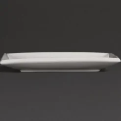 Assiettes Carrées Blanches 180(L)mm Lot de 12 Olympia