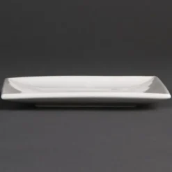 Assiettes Carrées Blanches 140(L) mm Lot de 12 Olympia