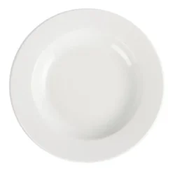 Assiettes Creuses Blanches Ø270 mm - Lot de 6 - Olympia