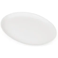 Assiettes Creuses Ovales en Porcelaine Blanche 305(L)x241(l)mm Athena Hotelware - Lot de 6 - Olympia