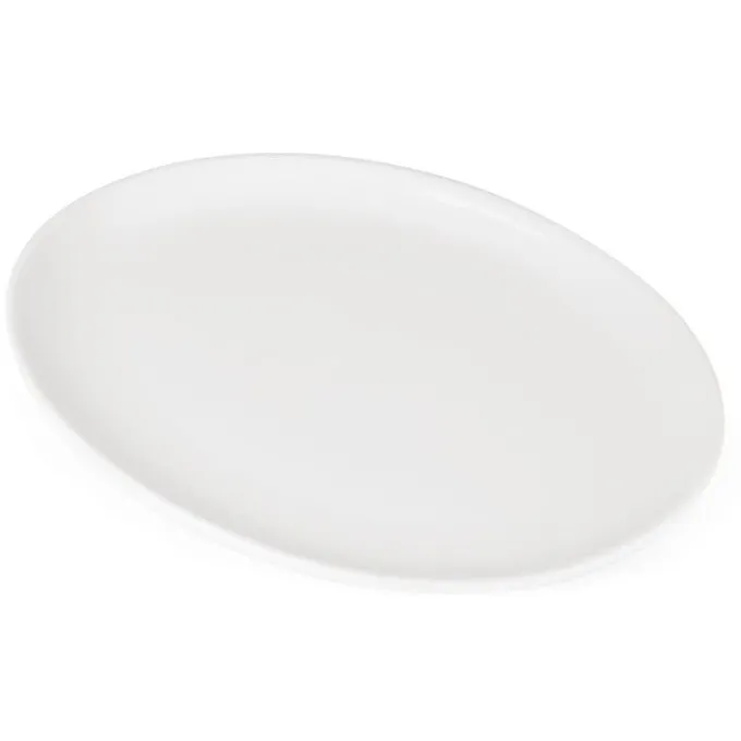 Assiettes Creuses Ovales en Porcelaine Blanche 305(L)x241(l)mm Athena Hotelware - Lot de 6 - Olympia