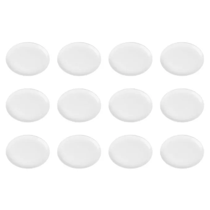 Assiettes Creuses Ovales en Porcelaine Blanche 305(L)x241(l)mm Athena Hotelware - Lot de 6 - Olympia