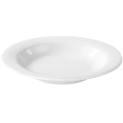 Assiette à Soupe Mélamine Blanc Ø 24 cm - Pujadas