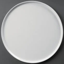 Assiettes à Pizza Blanches 330mm - Lot de 4 - Olympia