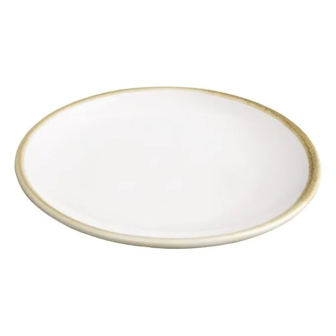 Assiettes Plates Rondes Couleur Craie 178mm - Lot de 6 - Olympia Kiln