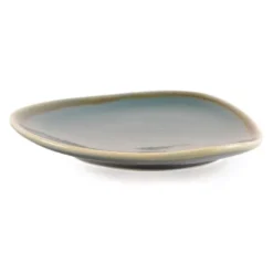 Assiette Triangulaire Couleur Océan Kiln 165 mm - Lot de 6 - Olympia
