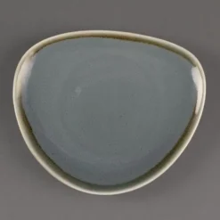 Assiette Triangulaire Couleur Océan Kiln 165 mm - Lot de 6 - Olympia