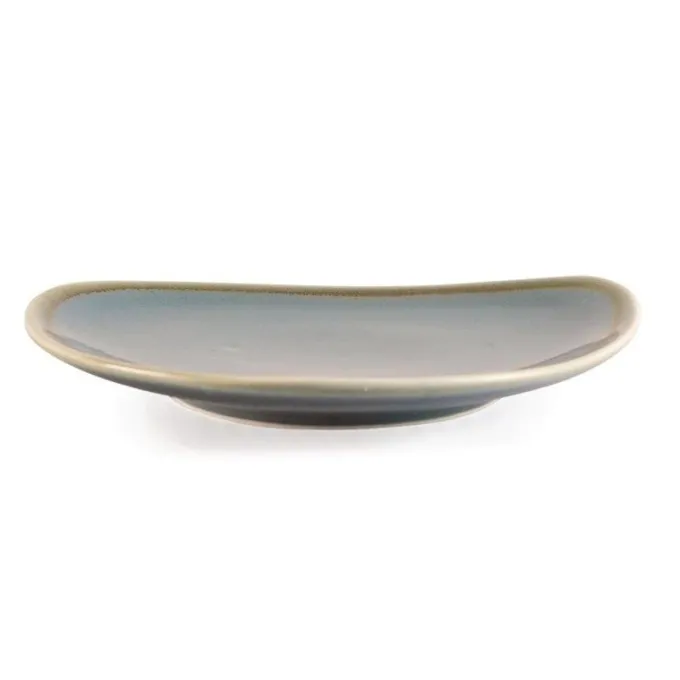 Assiette Triangulaire Couleur Océan Kiln 165 mm - Lot de 6 - Olympia