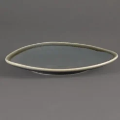 Assiette Triangulaire Couleur Océan Kiln 165 mm - Lot de 6 - Olympia