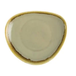 Assiette Triangulaire Couleur Mousse Kiln 165 mm - Lot de 6 - Olympia