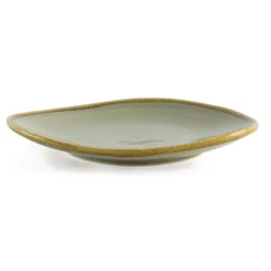 Assiette Triangulaire Couleur Mousse Kiln 280 mm - Lot de 4 - Olympia