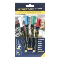 Assortiment de Feutres Craie Liquide - Lot de 4 - Securit