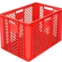 Bac Ajouré 600 x 400 x 410 mm Rouge - Matériel CHR Pro