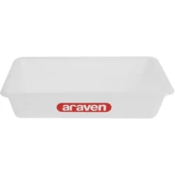 Bac alimentaire empilable 80 (p)mm - Araven 485 x 335 mm