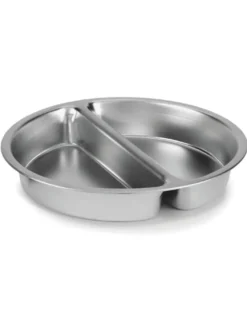 Bac Alimentaire Inox Rond 3,8L 2 Compartiments - Pujadas